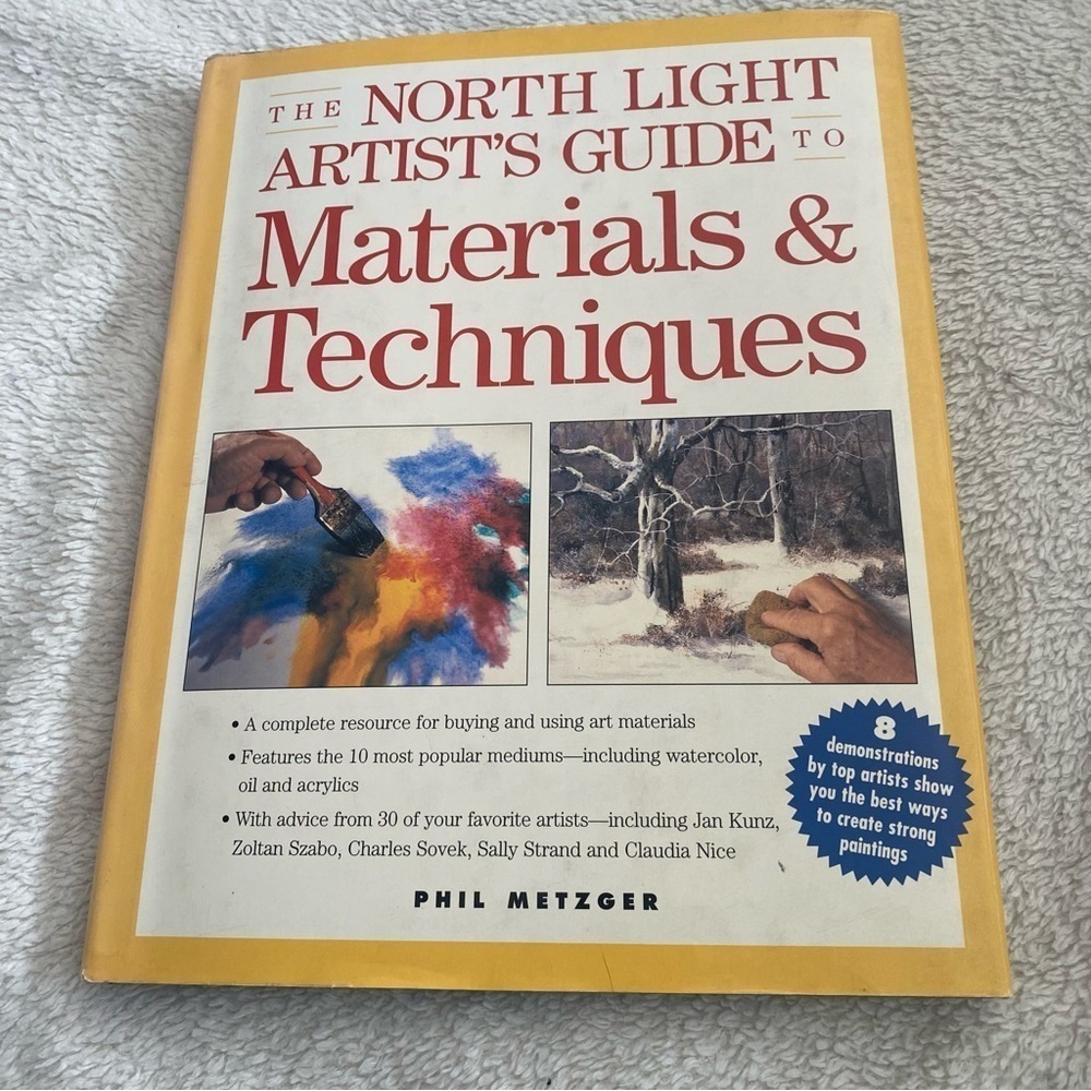 North Light Artists Guide to Materials and Techniques hard cover 1996​​​​​